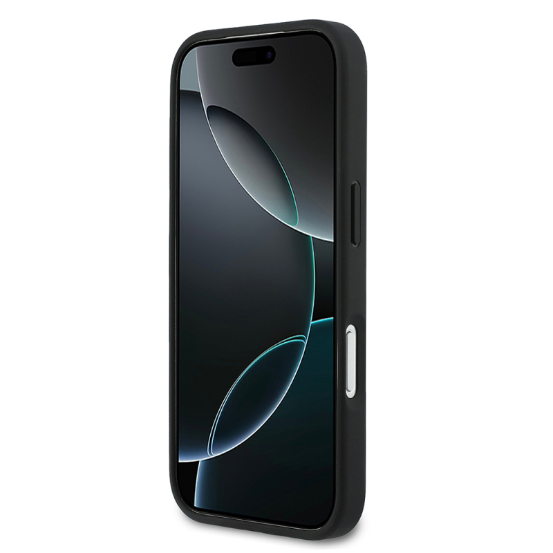 Apple iPhone 17 Pro Max Kılıf Lacoste Orjinal Lisanslı M-safe Şarj Özellikli PU Deri Tasarımlı Kartlıklı Karışık Monogram Desenli Kapak - 27