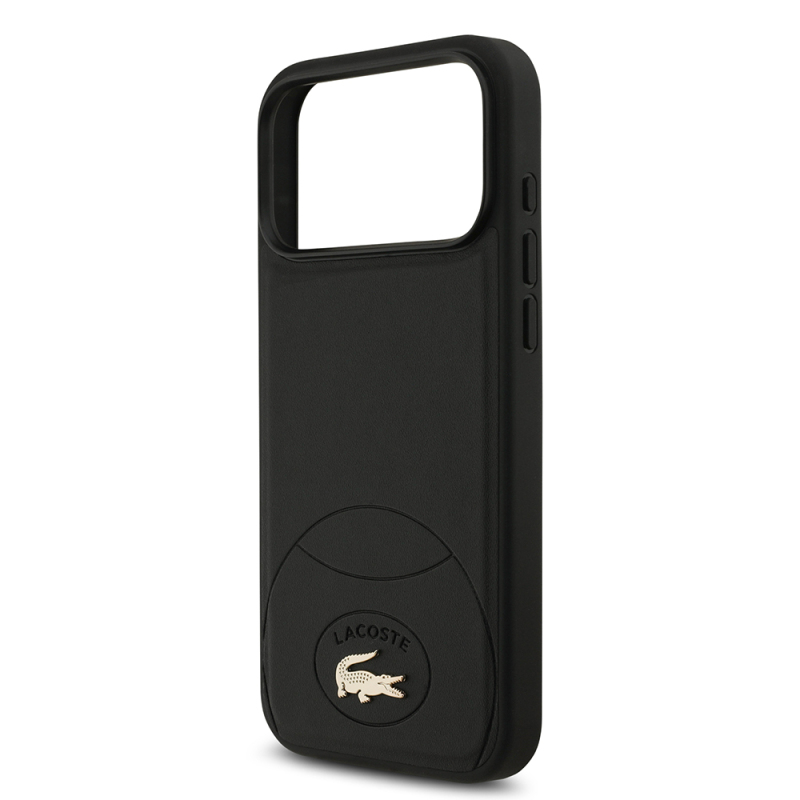 Apple iPhone 17 Pro Max Kılıf Lacoste Orjinal Lisanslı M-safe Şarj Özellikli PU Deri Tasarımlı Metal Logolu Kapak - 7