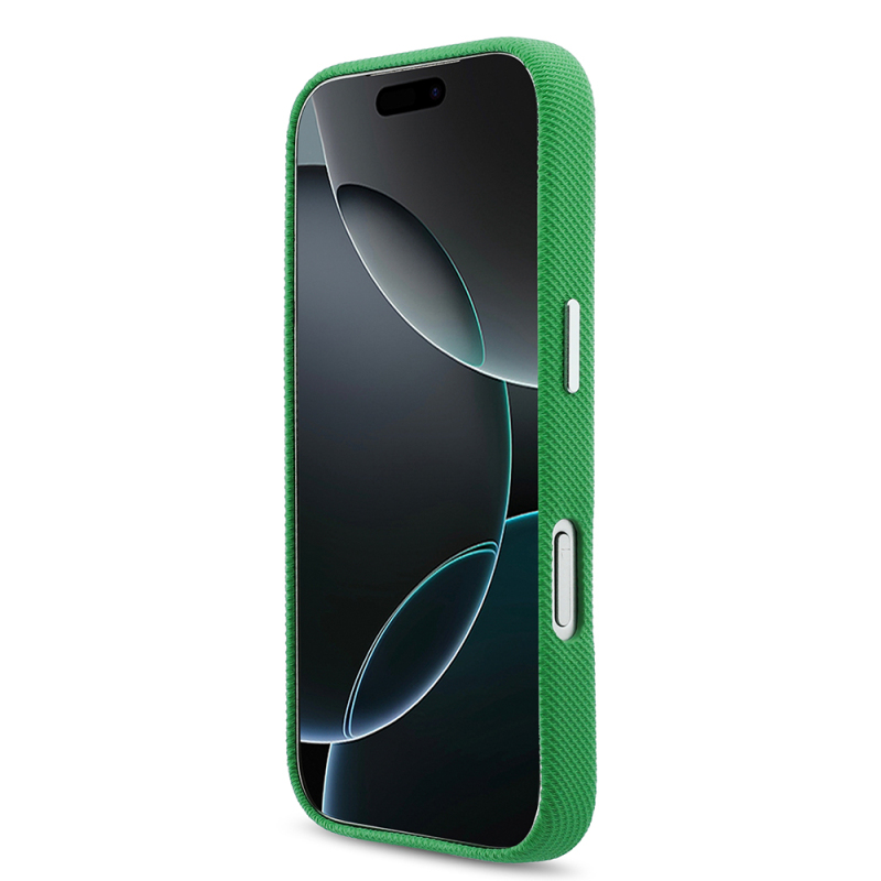 Apple iPhone 17 Pro Max Kılıf Lacoste Orjinal Lisanslı M-Safe Şarj Özellikli PVC Pike Desenli Arka Yüzey İkonik Timsah Dokuma Logolu Kapak - 13