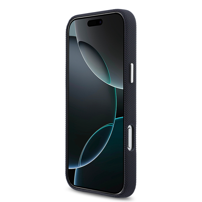 Apple iPhone 17 Pro Max Kılıf Lacoste Orjinal Lisanslı M-Safe Şarj Özellikli PVC Pike Desenli Arka Yüzey İkonik Timsah Dokuma Logolu Kapak - 21