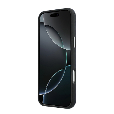 Apple iPhone 17 Pro Max Kılıf Lacoste Orjinal Lisanslı M-Safe Şarj Özellikli PVC Yarı Pike Desenli Arka Yüzey İkonik Timsah Dokuma Logolu Kapak - 5