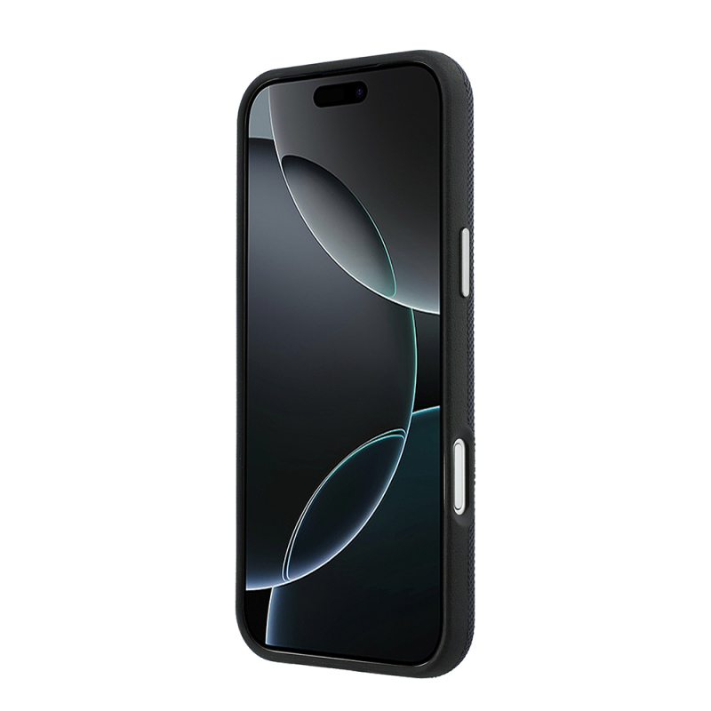 Apple iPhone 17 Pro Max Kılıf Lacoste Orjinal Lisanslı M-Safe Şarj Özellikli PVC Yarı Pike Desenli Arka Yüzey İkonik Timsah Dokuma Logolu Kapak - 5