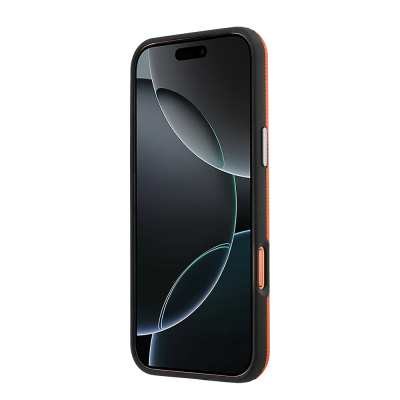 Apple iPhone 17 Pro Max Kılıf Lacoste Orjinal Lisanslı M-Safe Şarj Özellikli PVC Yarı Pike Desenli Arka Yüzey İkonik Timsah Dokuma Logolu Kapak - 13