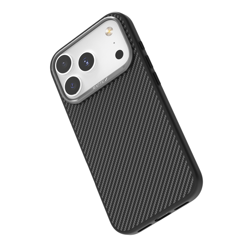 Apple iPhone 17 Pro Max Kılıf M-safe Şarj Özellikli 600D Metal Kamera Çerçeveli Raptic Aramid Fiber Serisi Kapak - 6