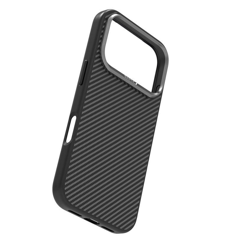 Apple iPhone 17 Pro Max Kılıf M-safe Şarj Özellikli 600D Metal Kamera Çerçeveli Raptic Aramid Fiber Serisi Kapak - 7