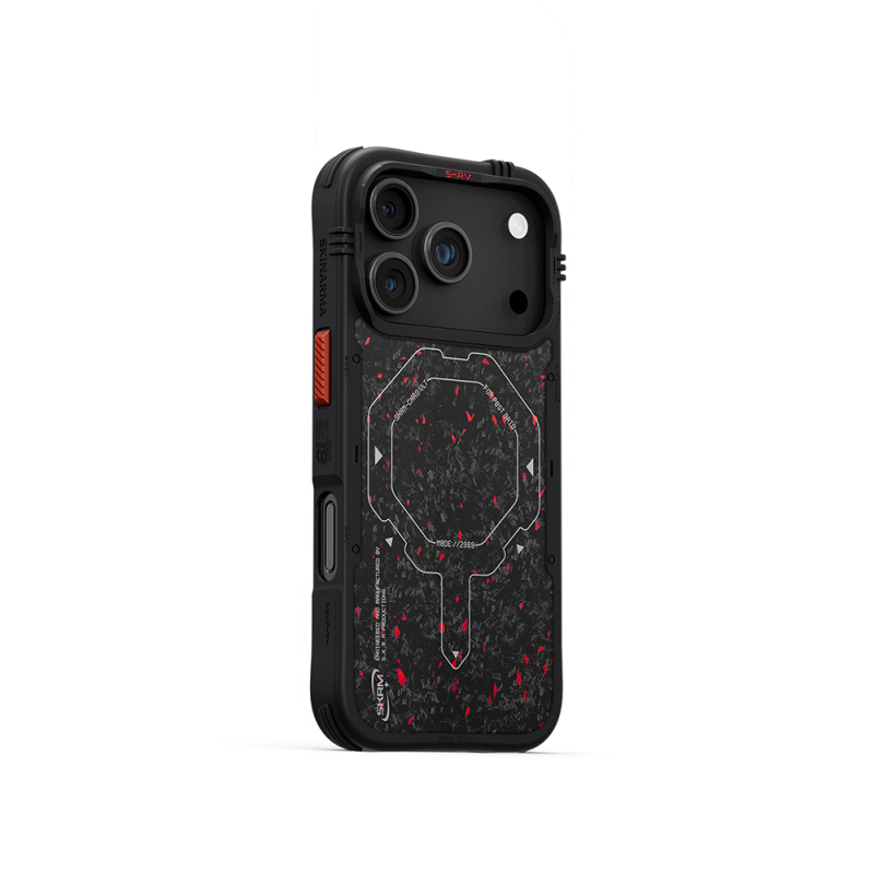 Apple iPhone 17 Pro Max Kılıf M-safe Şarj Özellikli Airbag Tasarımlı Skinarma Vektor Kapak - 3