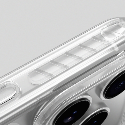 Apple iPhone 17 Pro Max Kılıf M-Safe Şarj Özellikli Airbag Tasarımlı Standlı AmazingThing Titan Pro MagSpin Kapak - 32