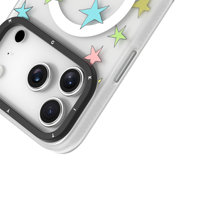 Apple iPhone 17 Pro Max Kılıf M-Safe Şarj Özellikli Airbagli Çift Katmanlı Youngkit Sweathart Serisi Kapak - 9