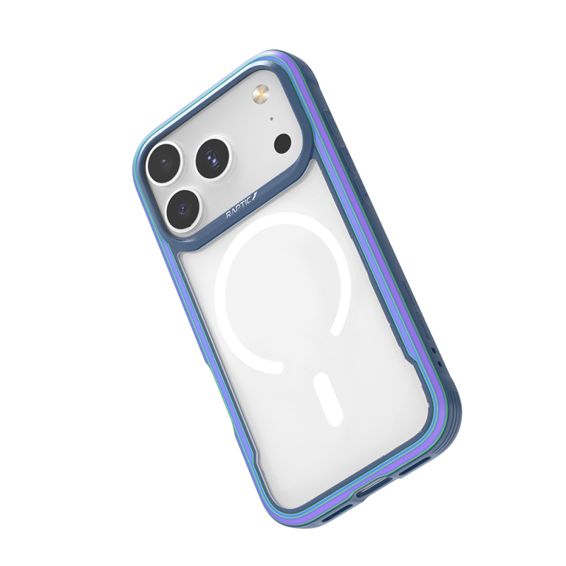 Apple iPhone 17 Pro Max Kılıf M-safe Şarj Özellikli Airbagli Raptic Shield Serisi Şeffaf Arka Yüzey Kapak - 9