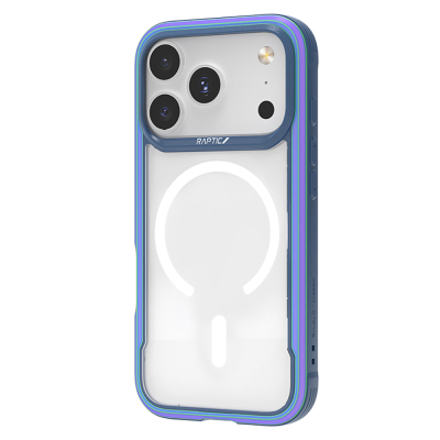 Apple iPhone 17 Pro Max Kılıf M-safe Şarj Özellikli Airbagli Raptic Shield Serisi Şeffaf Arka Yüzey Kapak - 5