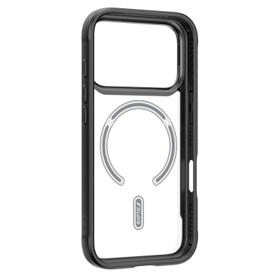 Apple iPhone 17 Pro Max Kılıf M-safe Şarj Özellikli Airbagli Raptic Shield Serisi Şeffaf Arka Yüzey Kapak - 10