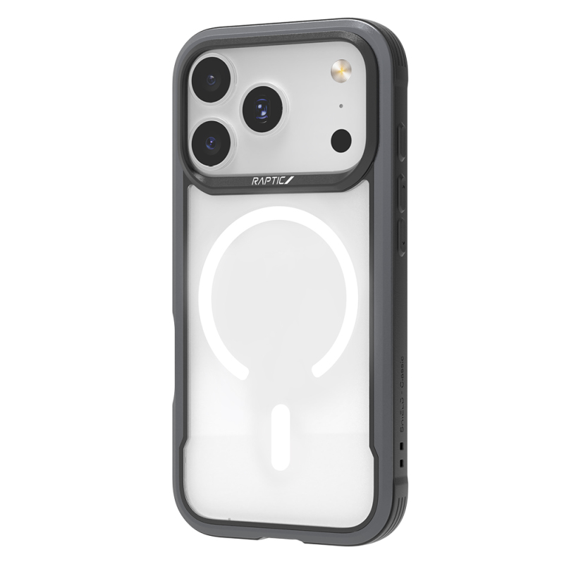 Apple iPhone 17 Pro Max Kılıf M-safe Şarj Özellikli Airbagli Raptic Shield Serisi Şeffaf Arka Yüzey Kapak - 4