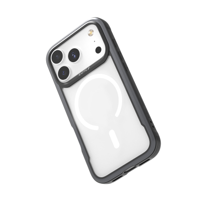 Apple iPhone 17 Pro Max Kılıf M-safe Şarj Özellikli Airbagli Raptic Shield Serisi Şeffaf Arka Yüzey Kapak - 8
