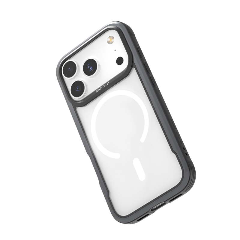 Apple iPhone 17 Pro Max Kılıf M-safe Şarj Özellikli Airbagli Raptic Shield Serisi Şeffaf Arka Yüzey Kapak - 8