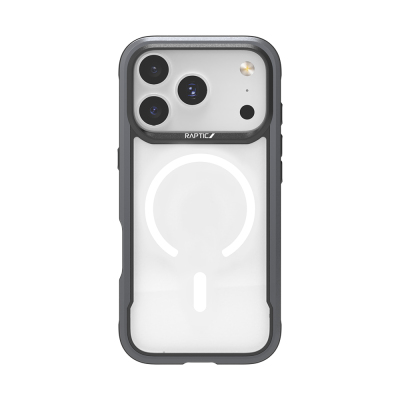 Apple iPhone 17 Pro Max Kılıf M-safe Şarj Özellikli Airbagli Raptic Shield Serisi Şeffaf Arka Yüzey Kapak - 1