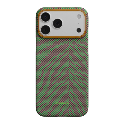 Apple iPhone 17 Pro Max Kılıf M-safe Şarj Özellikli Aramid Fiber Pitaka Breath of Veins Serisi Kapak - 2