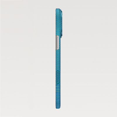 Apple iPhone 17 Pro Max Kılıf M-safe Şarj Özellikli Aramid Fiber Pitaka Glints of Gold Ultra Slim Serisi Kapak - 11