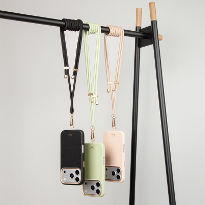 Apple iPhone 17 Pro Max Kılıf M-safe Şarj Özellikli Askı İpli Coehl Mirelle Kapak - 12