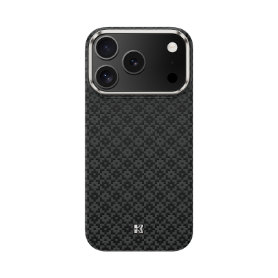 Apple iPhone 17 Pro Max Kılıf M-Safe Şarj Özellikli Benks ArmorAir ArmorGrid Serisi Kevlar Kapak - 3