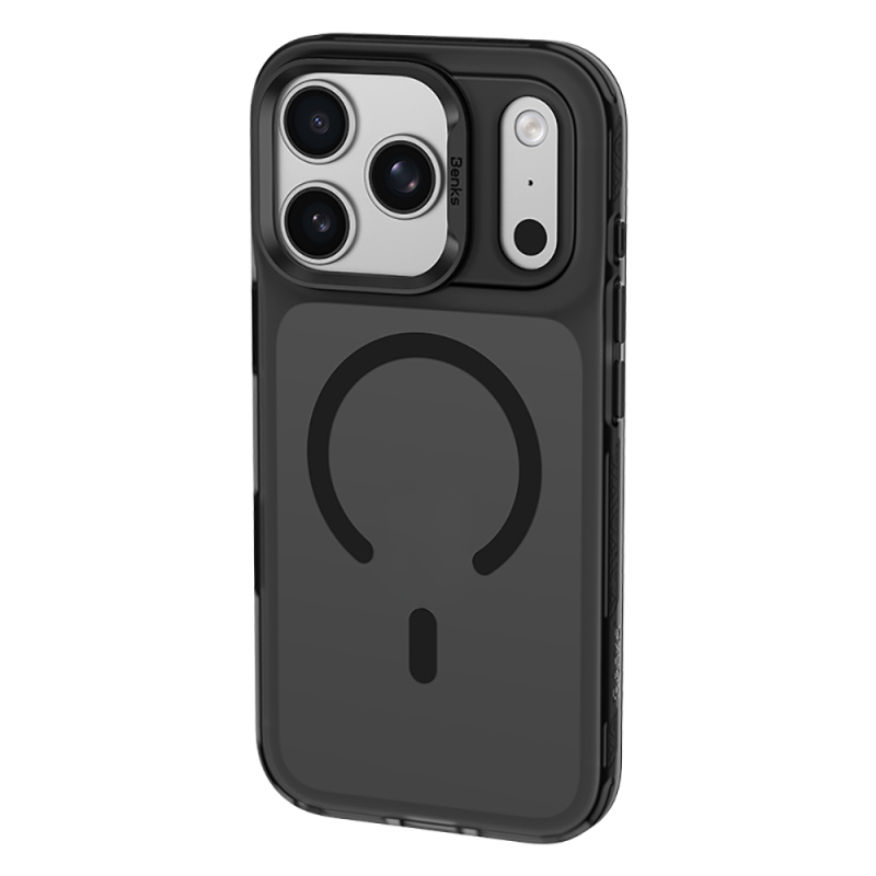 Apple iPhone 17 Pro Max Kılıf M-Safe Şarj Özellikli Benks C-Magnet Lucid Armor Kapak - 7