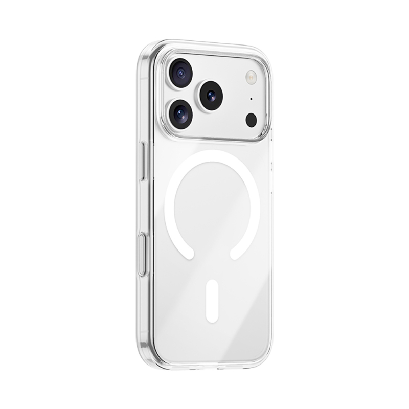 Apple iPhone 17 Pro Max Kılıf M-safe Şarj Özellikli Benks ​​​​​​Crystal Serisi Şeffaf Kapak - 4