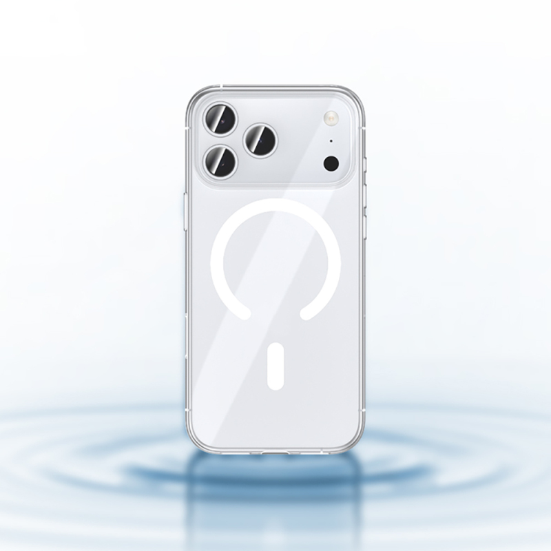 Apple iPhone 17 Pro Max Kılıf M-safe Şarj Özellikli Benks ​​​​​​Crystal Serisi Şeffaf Kapak - 7