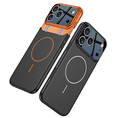 Apple iPhone 17 Pro Max Kılıf M-safe Şarj Özellikli Çift Parçalı Zore Napoli Kapak - 13