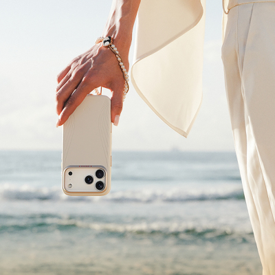 Apple iPhone 17 Pro Max Kılıf M-Safe Şarj Özellikli Çizgili Udemos Freedom Serisi Kapak - 5