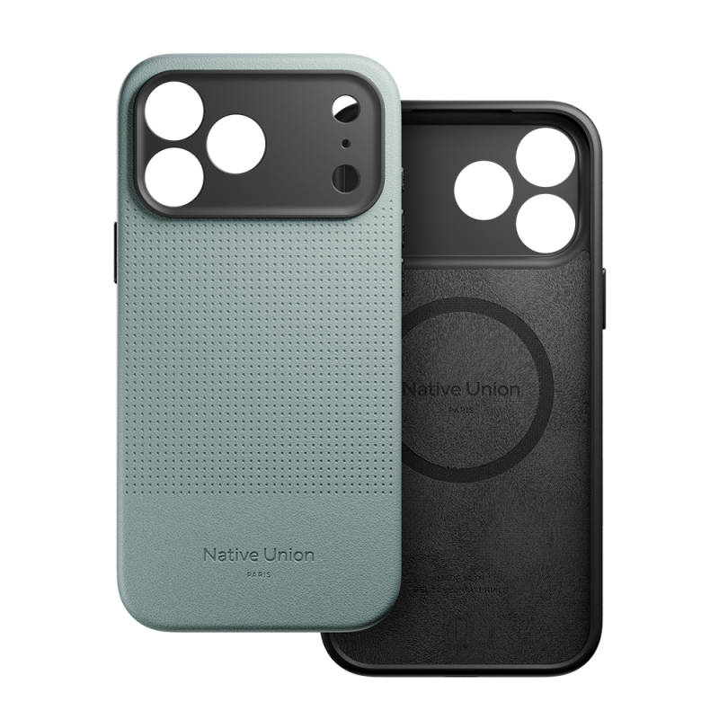 Apple iPhone 17 Pro Max Kılıf M-safe Şarj Özellikli Deri Dokulu Native Union 2025 Active Serisi Kapak - 27