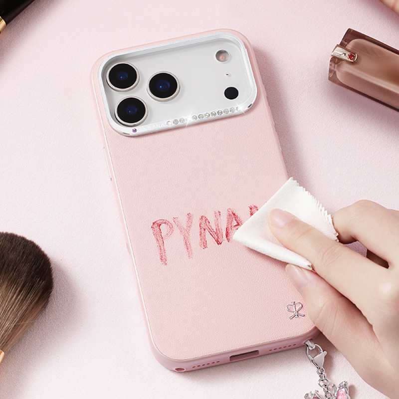 Apple iPhone 17 Pro Max Kılıf M-safe Şarj Özellikli Deri Tasarımlı Pynana Starry Serisi Kapak - 4