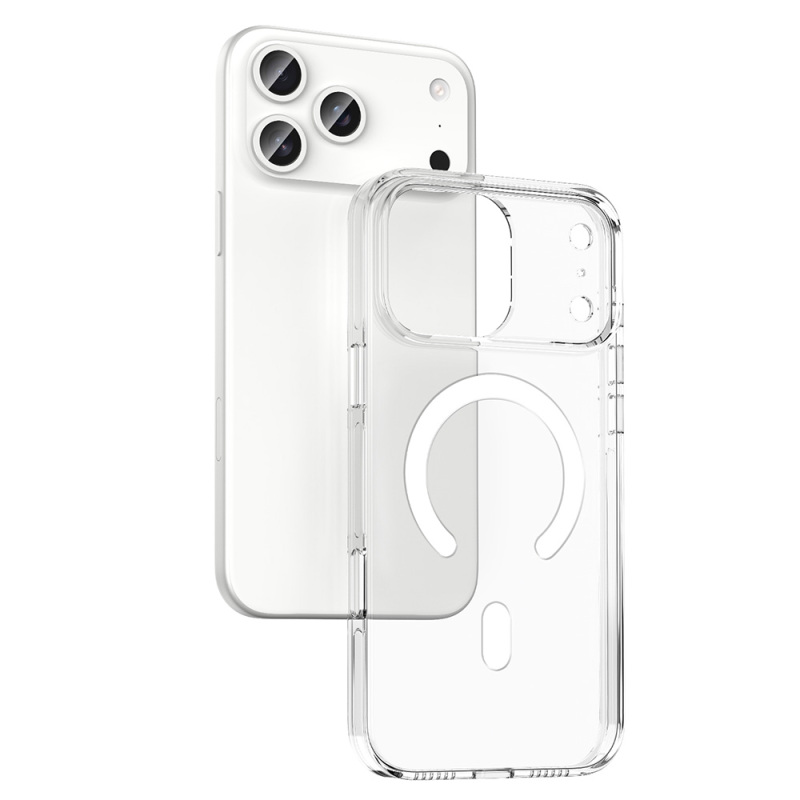 Apple iPhone 17 Pro Max Kılıf M-safe Şarj Özellikli Kamera Korumalı Zore Kripto Kapak - 1