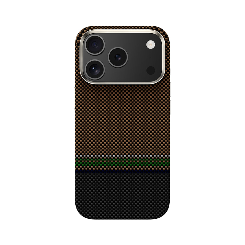 Apple iPhone 17 Pro Max Kılıf M-safe Şarj Özellikli Karbon Fiber Tasarımlı Benks Prestige ArmorPro Kevlar Kapak - 2