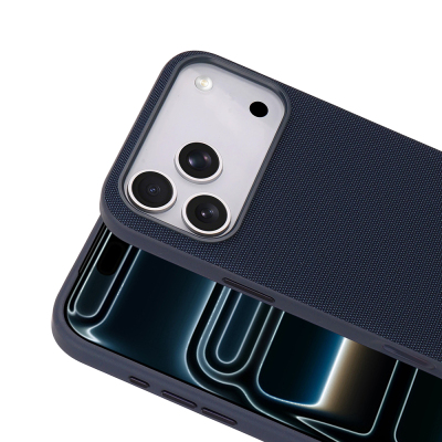 Apple iPhone 17 Pro Max Kılıf M-Safe Şarj Özellikli Kumaş Tasarımlı Zore Miami Sert PC Kapak - 16