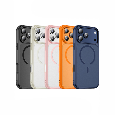 Apple iPhone 17 Pro Max Kılıf M-safe Şarj Özellikli Mat Arka Yüzey Wlons Lola Kapak - 15