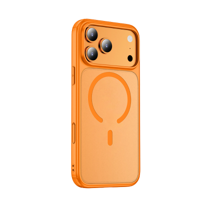Apple iPhone 17 Pro Max Kılıf M-safe Şarj Özellikli Mat Arka Yüzey Wlons Lola Kapak - 3