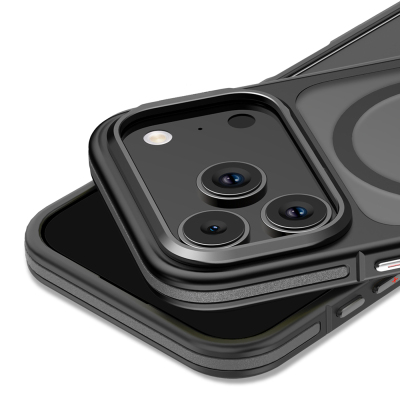 Apple iPhone 17 Pro Max Kılıf M-safe Şarj Özellikli Mat Görünümlü Wlons Vevo Kapak - 12