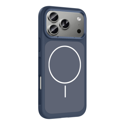 Apple iPhone 17 Pro Max Kılıf M-Safe Şarj Özellikli Metal Kamera Çerçeveli Zore Sanremo Silikon Kapak - 9