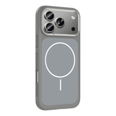Apple iPhone 17 Pro Max Kılıf M-Safe Şarj Özellikli Metal Kamera Çerçeveli Zore Sanremo Silikon Kapak - 10