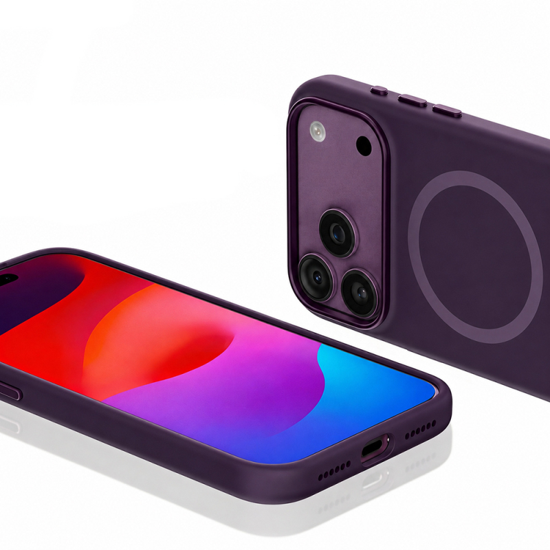 Apple iPhone 17 Pro Max Kılıf M-safe Şarj Özellikli Mutural Pure Serisi Kapak - 13