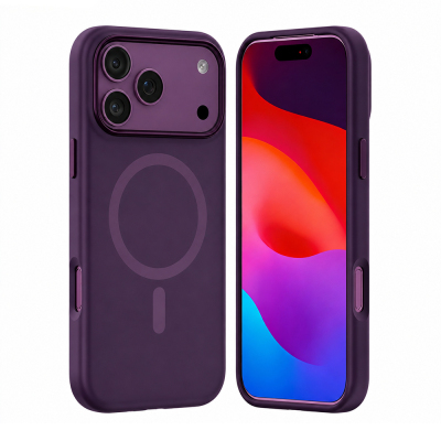 Apple iPhone 17 Pro Max Kılıf M-safe Şarj Özellikli Mutural Pure Serisi Kapak - 5