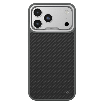 Apple iPhone 17 Pro Max Kılıf M-safe Şarj Özellikli O-Ring Kajsa Carbon Fiber Serisi Kapak - 5