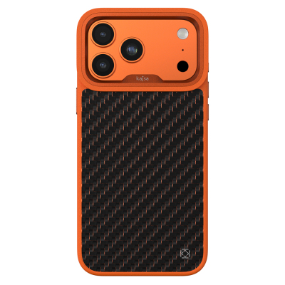Apple iPhone 17 Pro Max Kılıf M-safe Şarj Özellikli O-Ring Kajsa Carbon Fiber Serisi Kapak - 4
