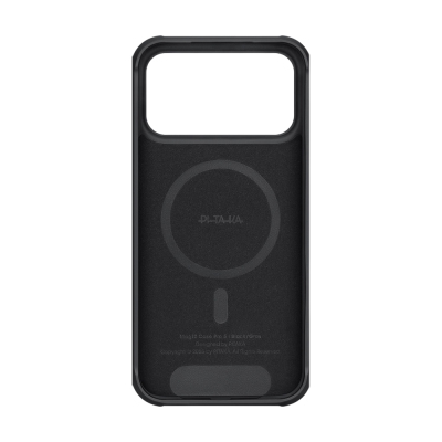 Apple iPhone 17 Pro Max Kılıf M-safe Şarj Özellikli Pitaka Aramid Pro Guard Serisi Black-Gray Kapak - 4