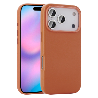 Apple iPhone 17 Pro Max Kılıf M-safe Şarj Özellikli PU Deri Görünümlü Zore Kupra Kapak - 3