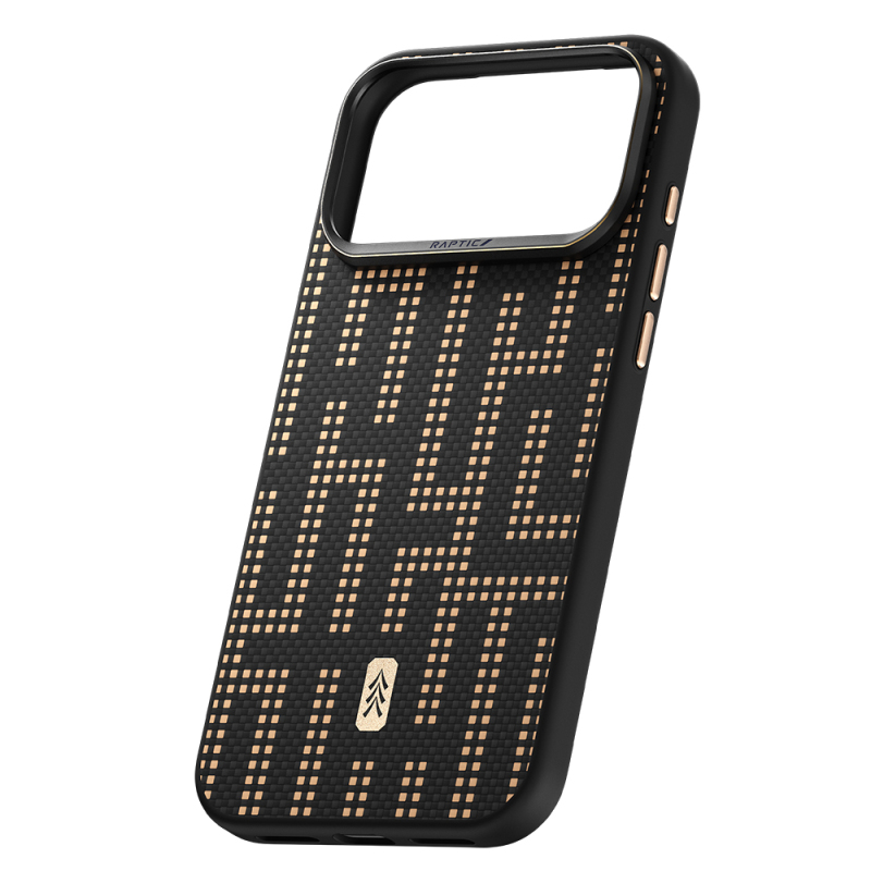 Apple iPhone 17 Pro Max Kılıf M-safe Şarj Özellikli Raptic Aramid Dual Grid Serisi Kapak - 13