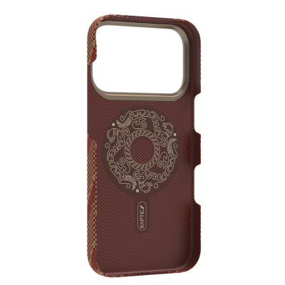 Apple iPhone 17 Pro Max Kılıf M-safe Şarj Özellikli Raptic Aramid Skin Bionic Serisi Kapak - 4