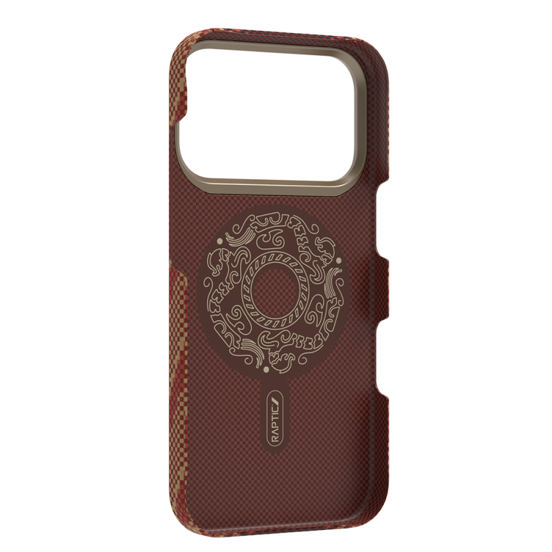 Apple iPhone 17 Pro Max Kılıf M-safe Şarj Özellikli Raptic Aramid Skin Bionic Serisi Kapak - 4