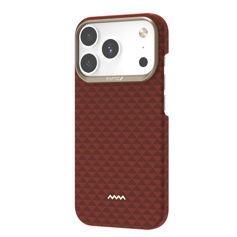 Apple iPhone 17 Pro Max Kılıf M-safe Şarj Özellikli Raptic Aramid Skin Origin Serisi Kapak - 16