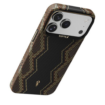 Apple iPhone 17 Pro Max Kılıf M-safe Şarj Özellikli Raptic Aramid Skin Scepter Serisi Kapak - 10