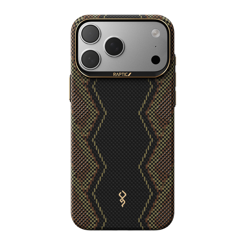 Apple iPhone 17 Pro Max Kılıf M-safe Şarj Özellikli Raptic Aramid Skin Scepter Serisi Kapak - 1